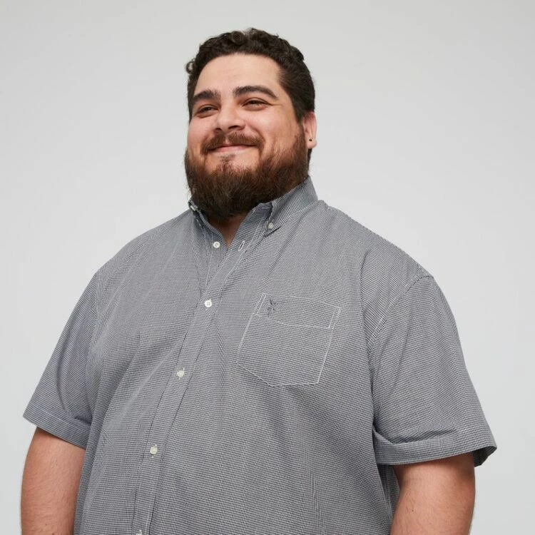 U.S. Polo Assn. Gingham Checkered Shirt Black - Image 2