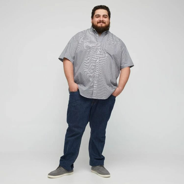 U.S. Polo Assn. Gingham Checkered Shirt Black