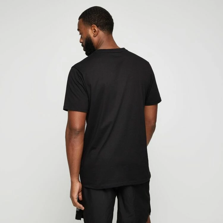 Lotto Men's Sports Panel Tee Black & Olive - Image 4