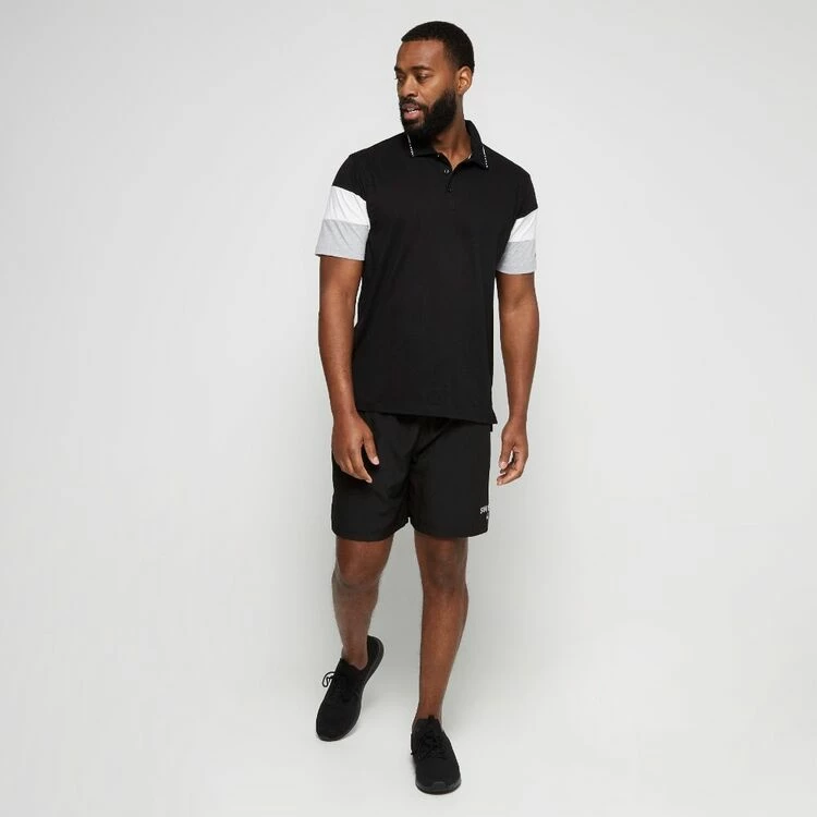 Lotto Men's Urban Polo Black - Image 3