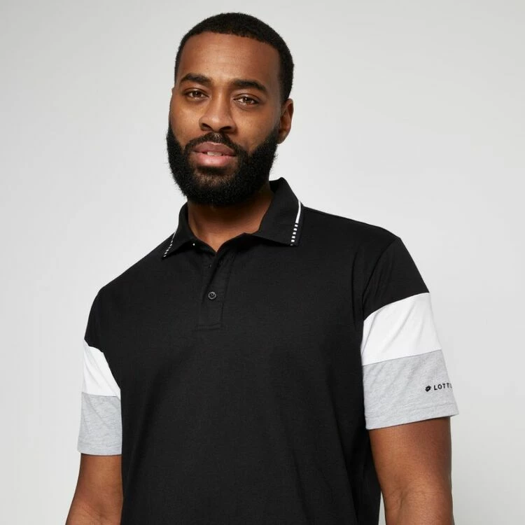 Lotto Men's Urban Polo Black