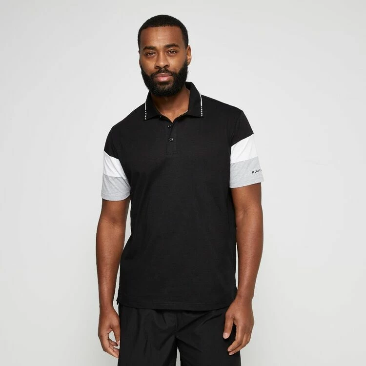 Lotto Men's Urban Polo Black - Image 5