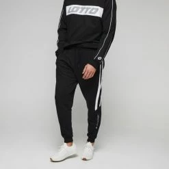 Lotto Men's Urban French Terry Cuff Pant Black