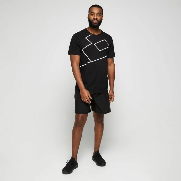 Lotto Men's Logo VII Tee Black - Image 3