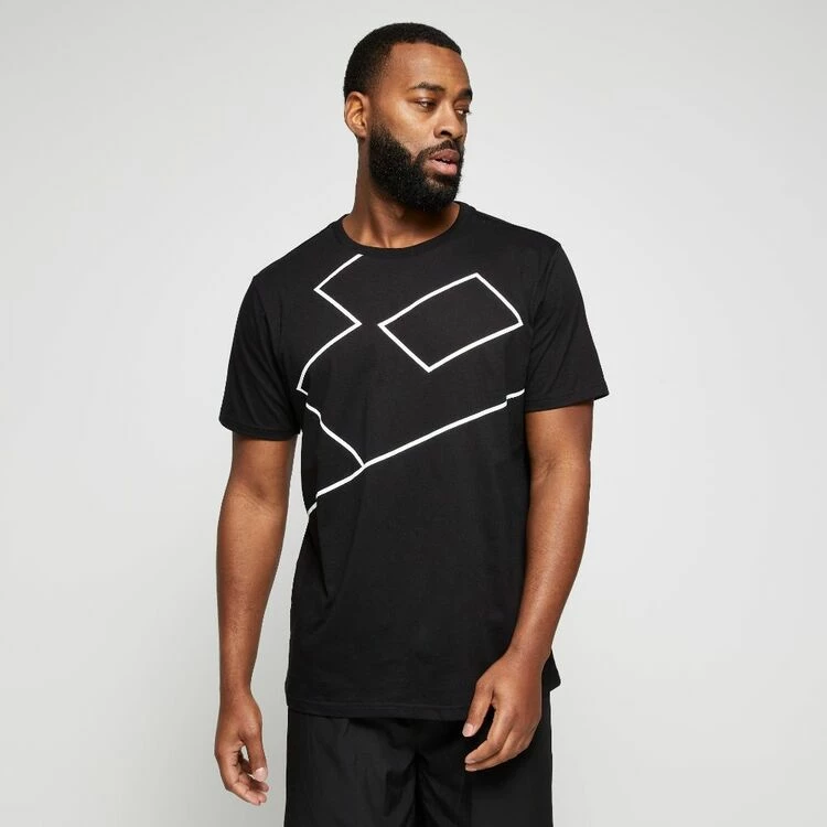 Lotto Men's Logo VII Tee Black - Image 5