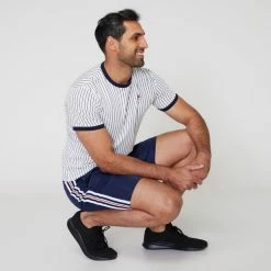 FILA Men's Heritage Wyatt Tricot Short New Navy