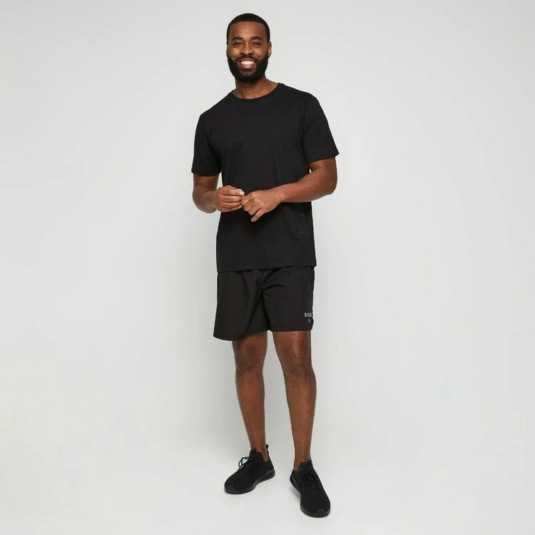 Diadora Men's Logo T-Shirt Black - Image 3