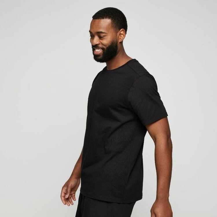 Diadora Men's Logo T-Shirt Black - Image 2