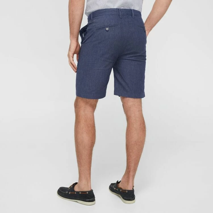 Jeff Banks Chambray Tailored Shorts Denim - Image 4
