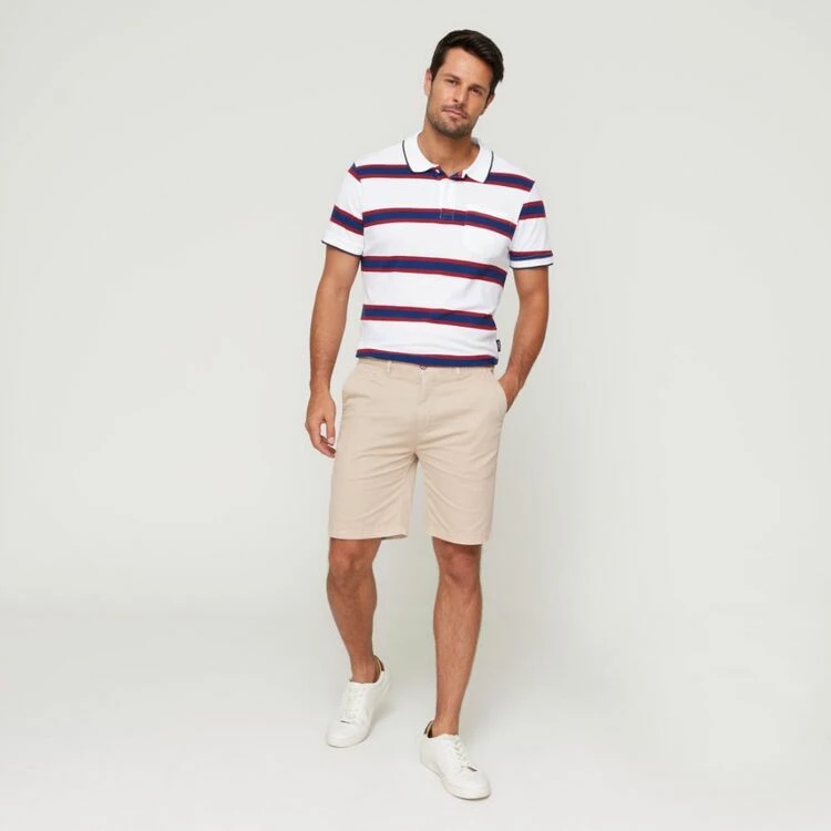 Jeff Banks Stretch Chino Short Tan - Image 3