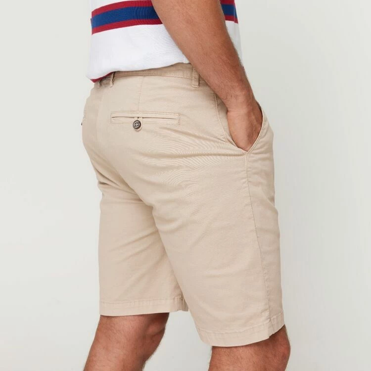 Jeff Banks Stretch Chino Short Tan - Image 2