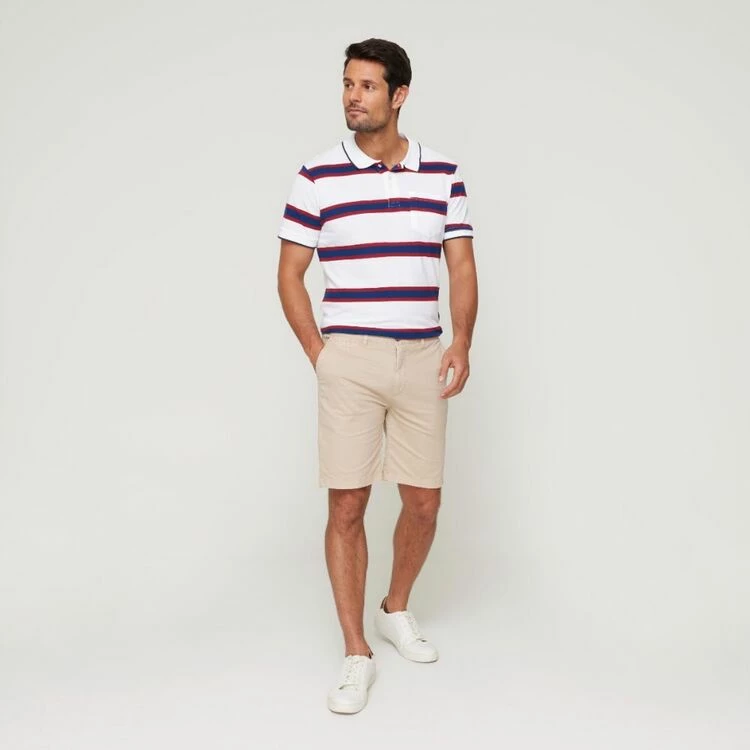 Jeff Banks Stretch Chino Short Tan