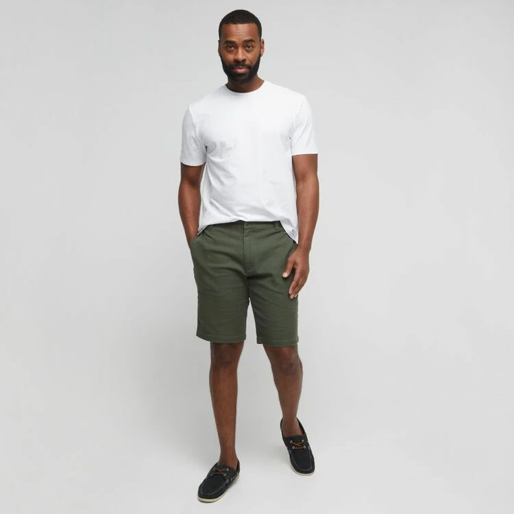 Lee Cooper Chino Short Khaki - Image 3
