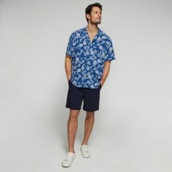 JB Jayson Brunsdon Men's Cotton Chino Short Navy