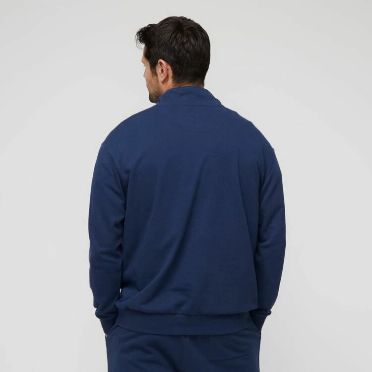JB Jayson Brunsdon Men's 1/4 Zip Sweatshirt Navy - Image 2