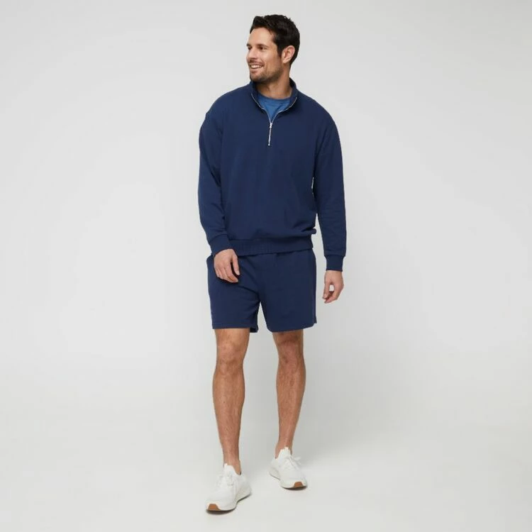 JB Jayson Brunsdon Men's 1/4 Zip Sweatshirt Navy