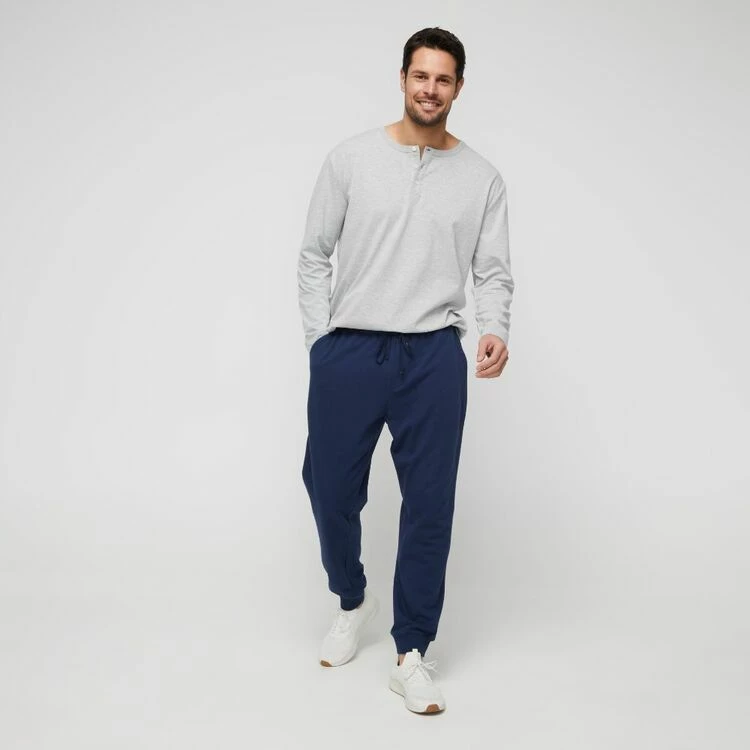 JB Jayson Brunsdon Men' Cotton Terry Jogger Navy