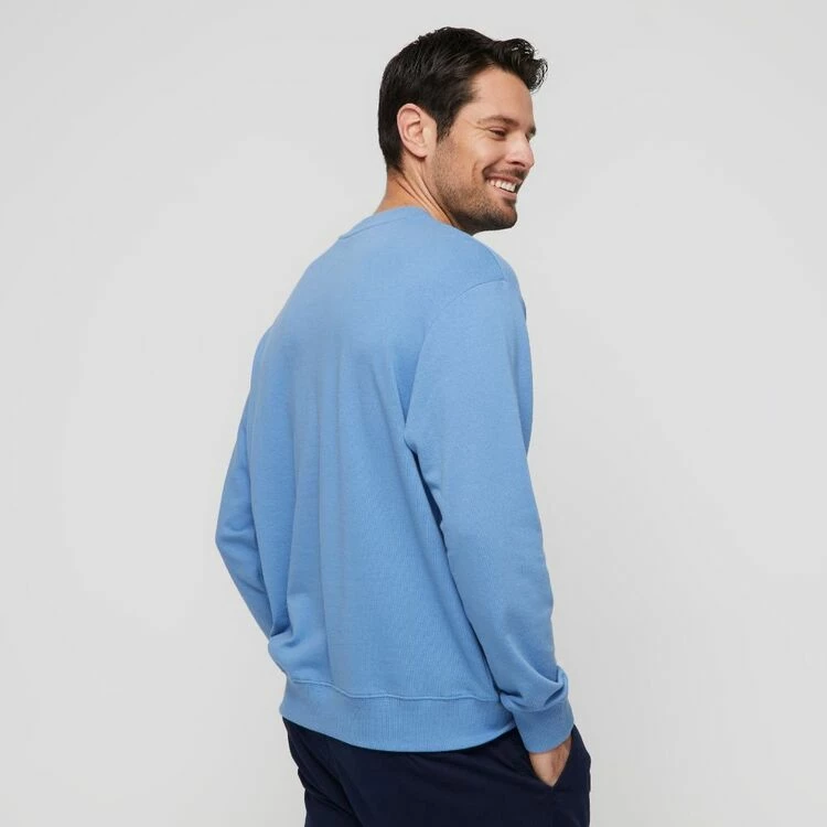 JB Jayson Brunsdon Men's Crew Neck Sweatshirt Blue Steel - Image 3