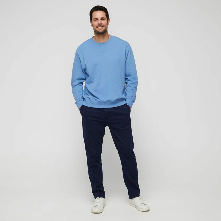 JB Jayson Brunsdon Men's Crew Neck Sweatshirt Blue Steel - Image 2