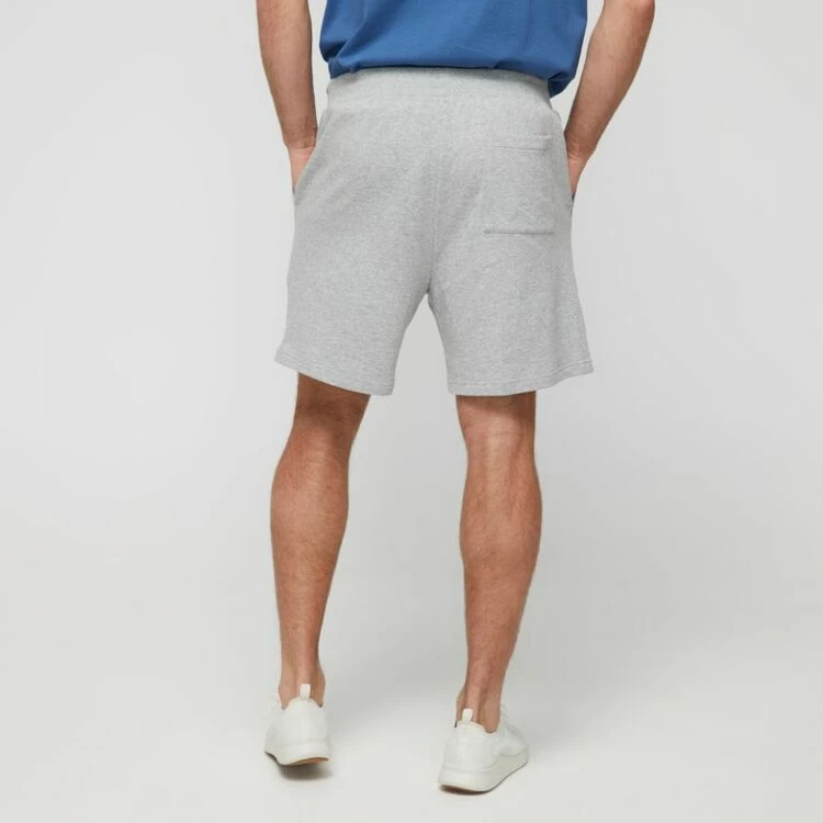 JB Jayson Brunsdon Men's Cotton Terry Track Short Grey Marle - Image 4