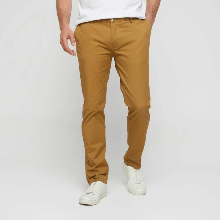 Brooksfield Men's Casual Chino Caramel Caramel - Image 5