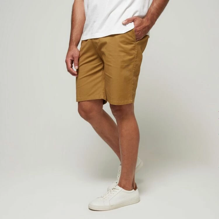 Brooksfield Casual Stretch Shorts Caramel - Image 2