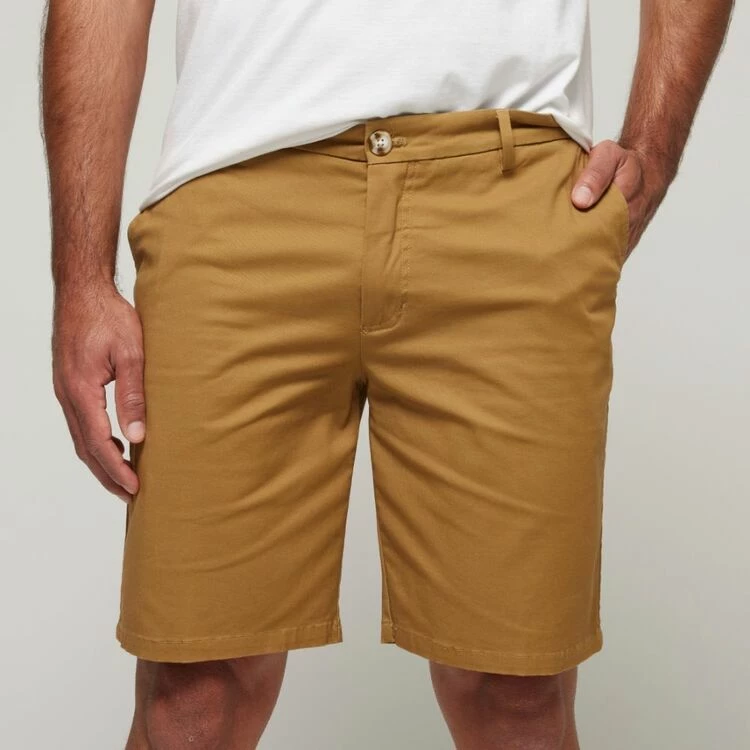 Brooksfield Casual Stretch Shorts Caramel - Image 5