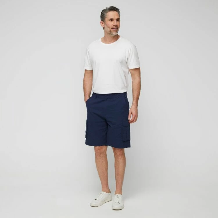 Bronson Casual Men's Avalon Cargo Short Navy - Image 3