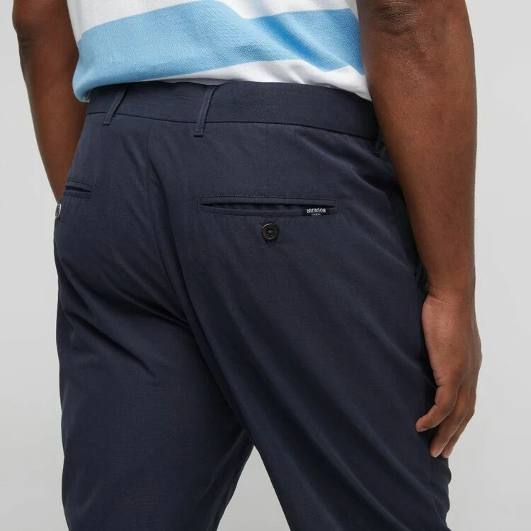 Bronson Casual Comfort Waist Chino Navy - Image 6