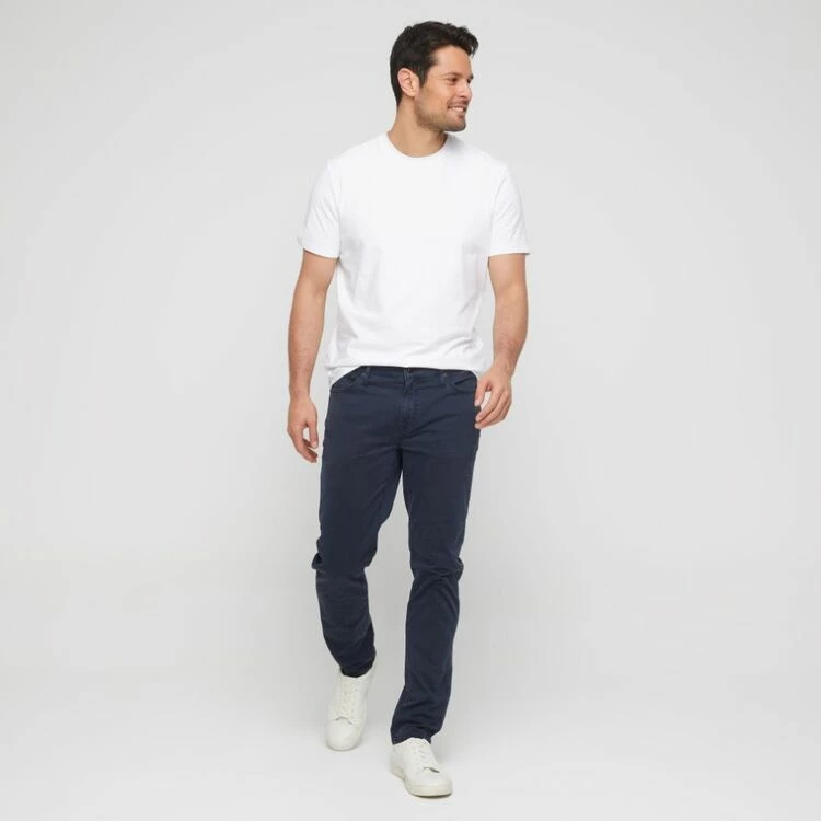 Bronson Casual Comfort Waist Chino Navy - Image 2