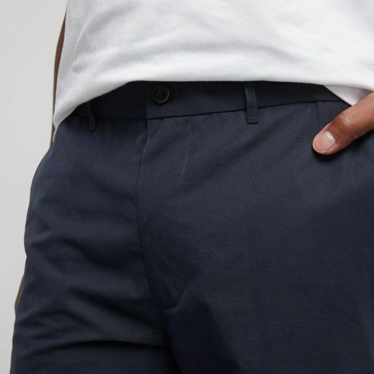 Bronson Casual Comfort Waist Chino Shorts Navy - Image 6