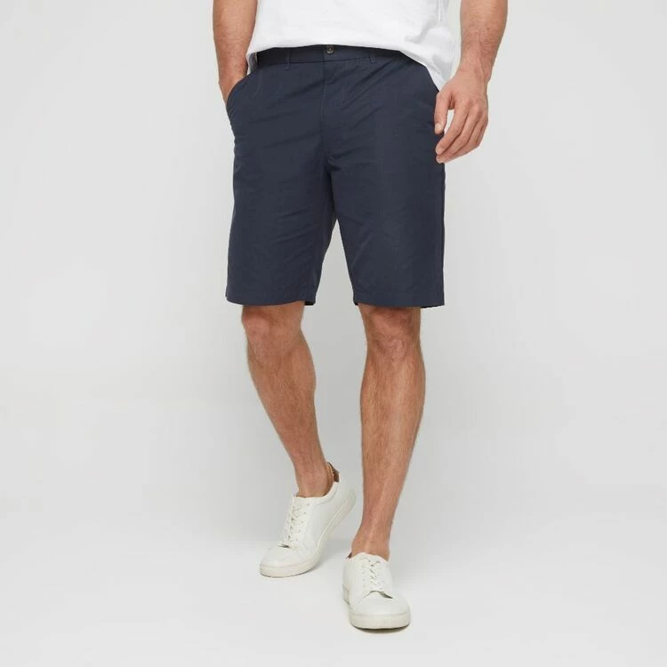 Bronson Casual Comfort Waist Chino Shorts Navy - Image 4