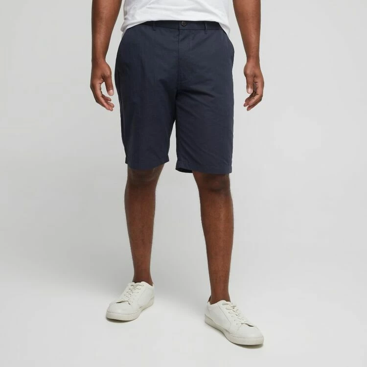 Bronson Casual Comfort Waist Chino Shorts Navy - Image 10