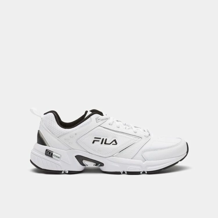 FILA Men's Memory Decimus 8 Sneaker White, Silver & Black - Image 4