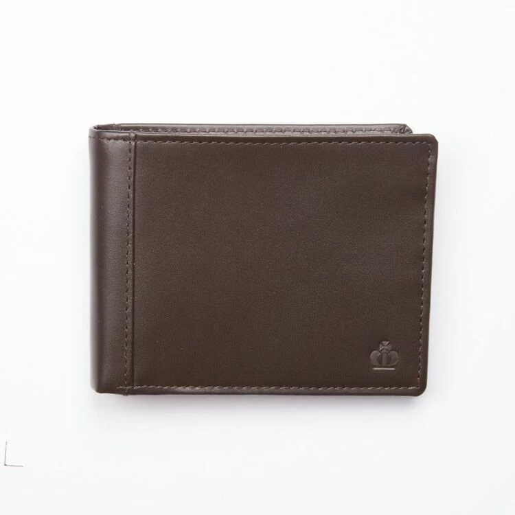 Jeff Banks Men's Tri Fold Wallet Dark Brown - Image 3