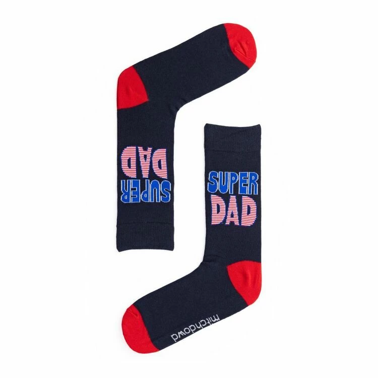 Mitch Dowd Super Dad Socks Navy