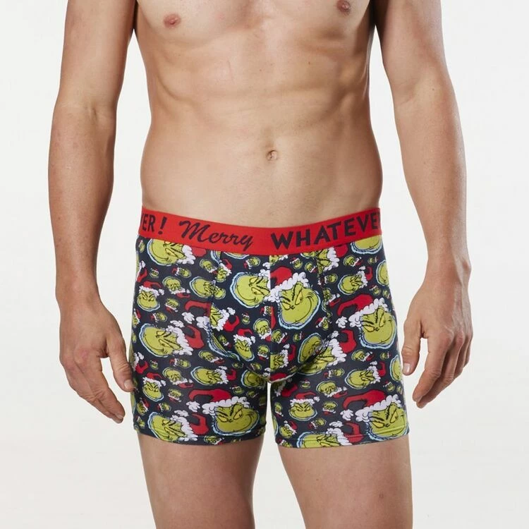 Mitch Dowd Grinch Faces Long Leg Trunk Navy