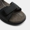 Clarks Collections Clarks Collection Men's Hapsford Creek Velcro Sandal Black Leather