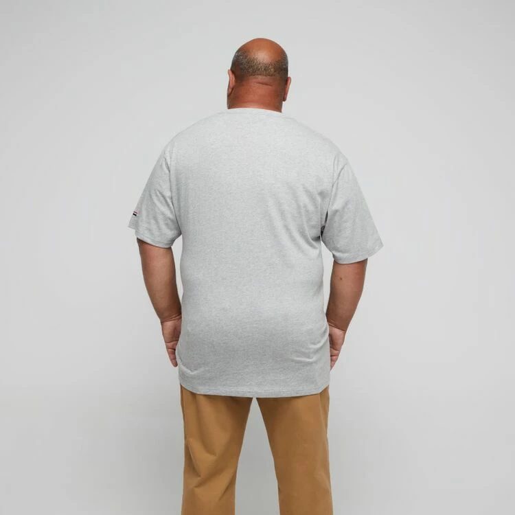 U.S. Polo Assn. Big Large Horse Logo T-Shirt Heather Grey - Image 4