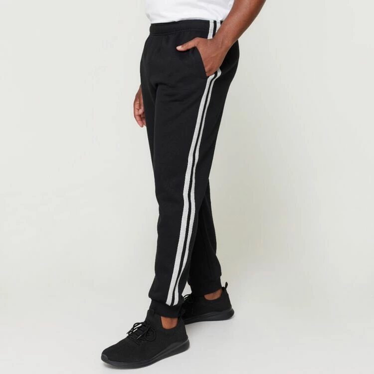 Bronson Basic Cross Trackpant Black - Image 2