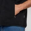 Bronson Casual Moama Polar Fleece Vest With Chest Zip Black