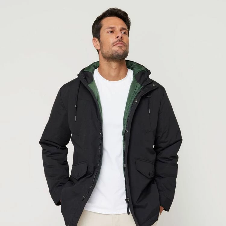 Bronson Casual Milford Parker Jacket Black - Image 4