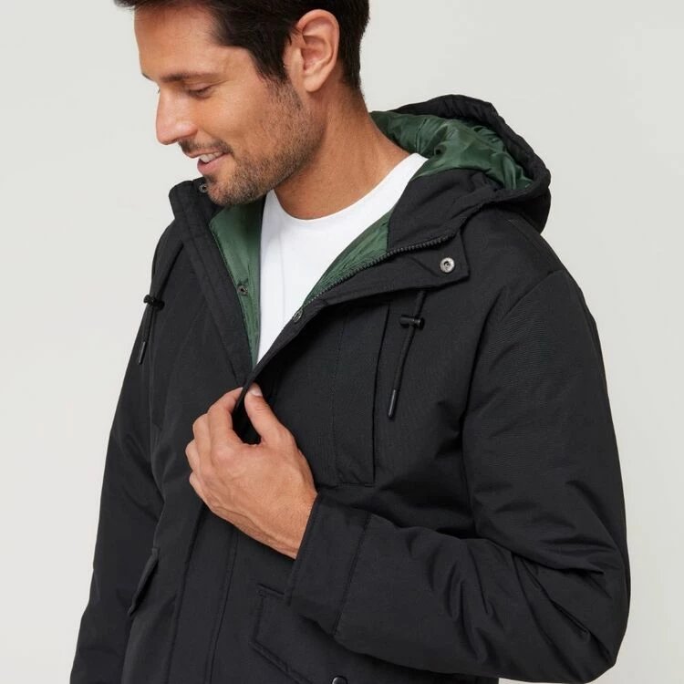 Bronson Casual Milford Parker Jacket Black - Image 3