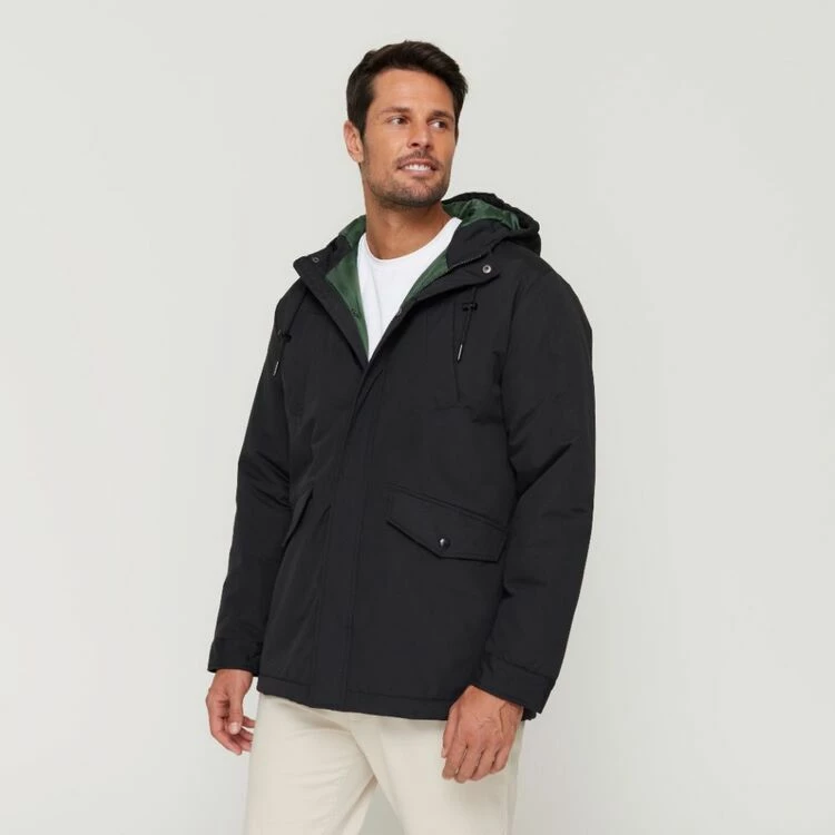 Bronson Casual Milford Parker Jacket Black - Image 2