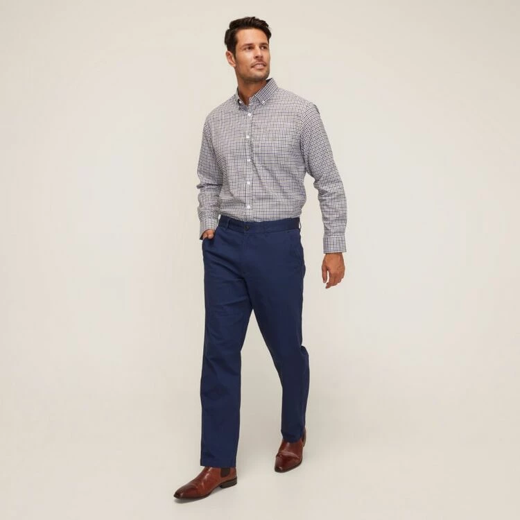 Bronson Casual Hampton Comfort Waist Chino Navy - Image 3