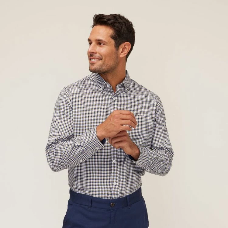 Bronson Casual Hampton Comfort Waist Chino Navy - Image 4