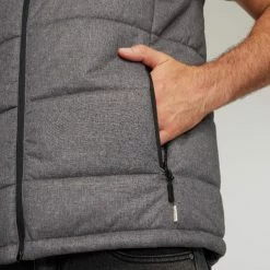 JC Lanyon Terrell Down Alternative Puffer Vest Charcoal