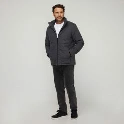 JC Lanyon Morris Down Alternative Puffer Jacket Charcoal