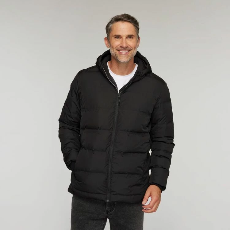 JC Lanyon Oark Snowfall Seam Free 90/10 Puffer Jacket Black - Image 5