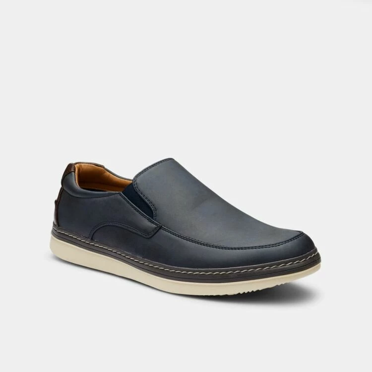 Bronson Marcel Casual Slip On Navy - Image 3